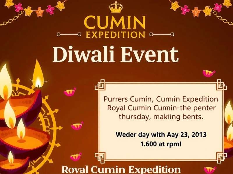 Special Diwali Celebration in Royal Cumin Expedition Royal Cumin Expedition Diwali Event